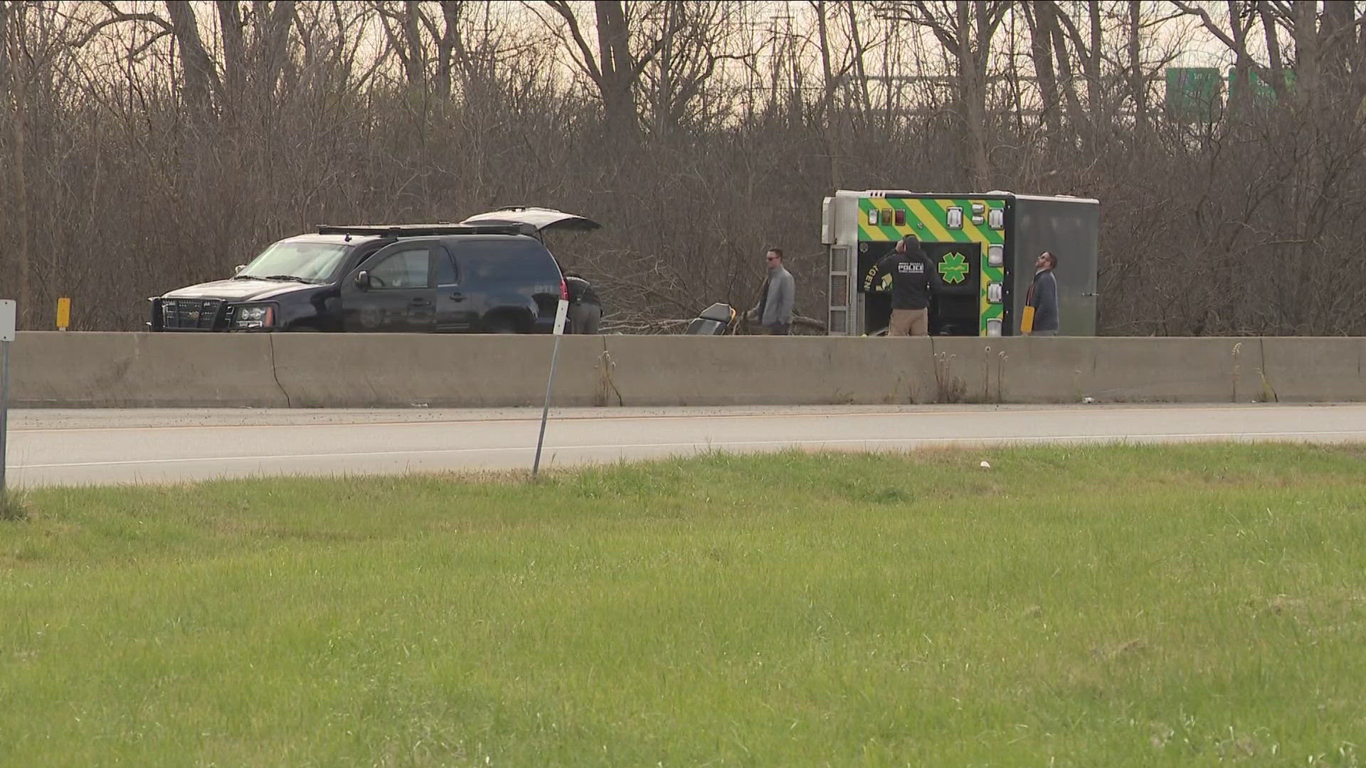 West Seneca Police asked drivers to avoid the area near the 219 North exit ramp, following an ambulance roll over accident.