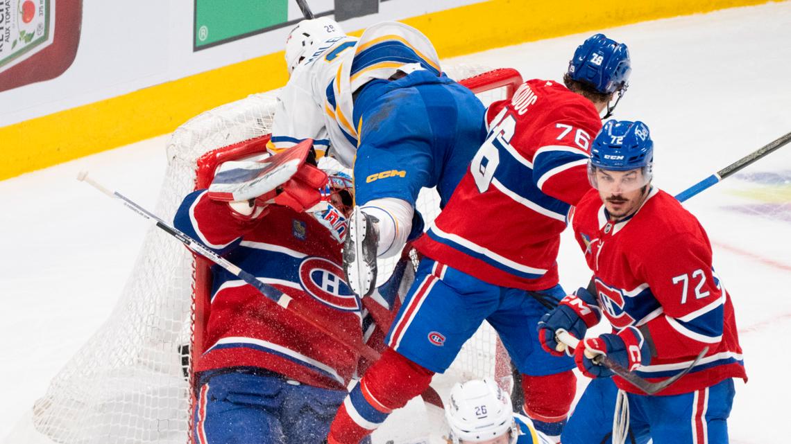 2 players given fines after Game 3 between Sabres and Canadiens