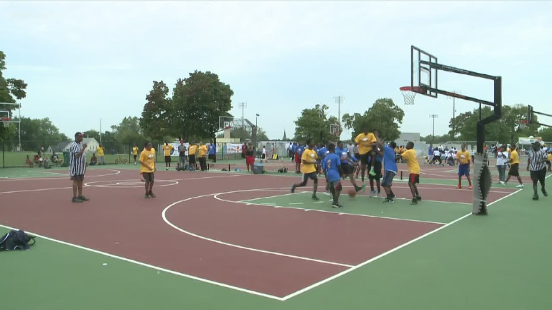 it's a free event for kids around the area... that came about as a replacement after the Gus Macker Tournament moved out of Buffalo.