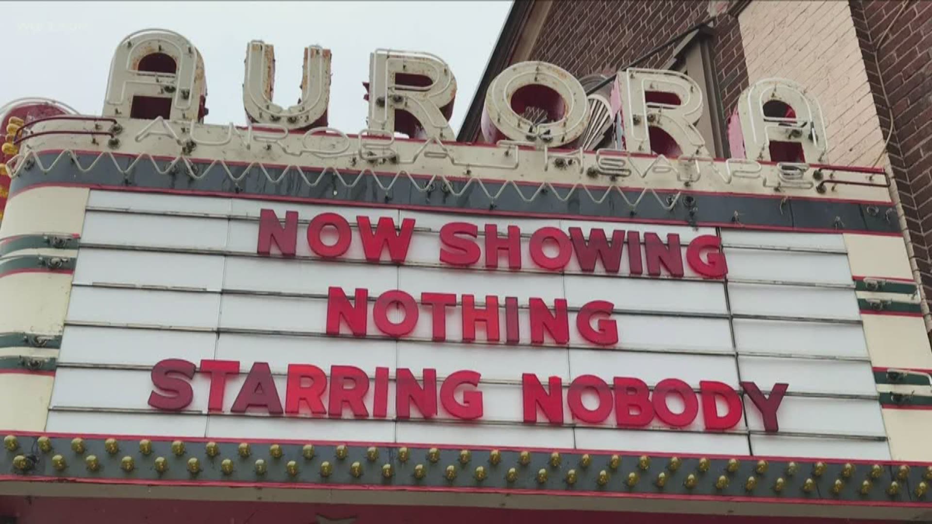 Want to win a year of free movies? All you have to do is create the best marquee idea for the Aurora Theatre.