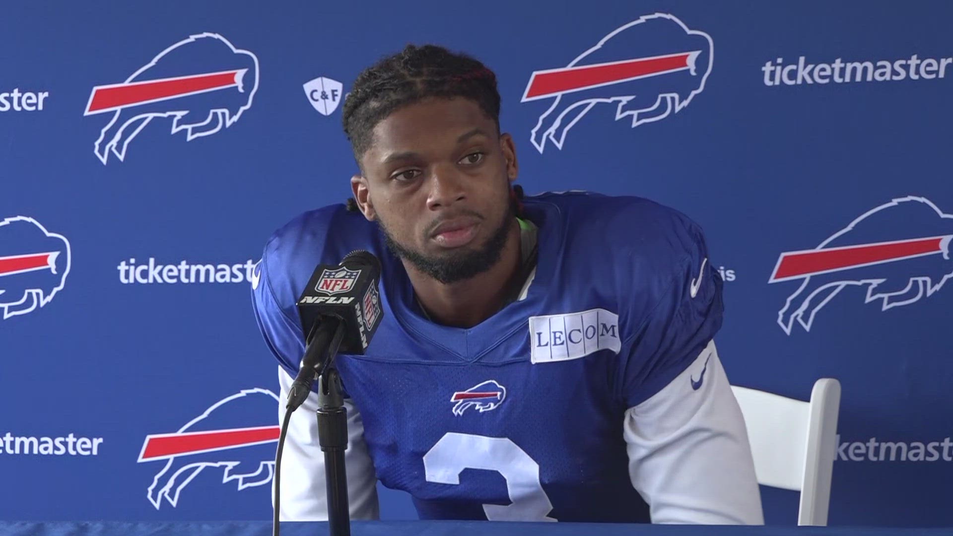 Bills' Damar Hamlin talks about being back at Training Camp and ready for the season.