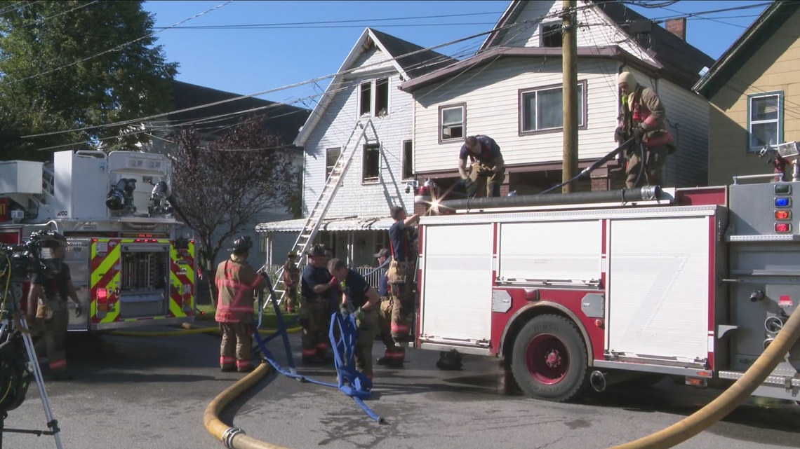 Buffalo woman rescued from burning home on Hamburg street | wgrz.com