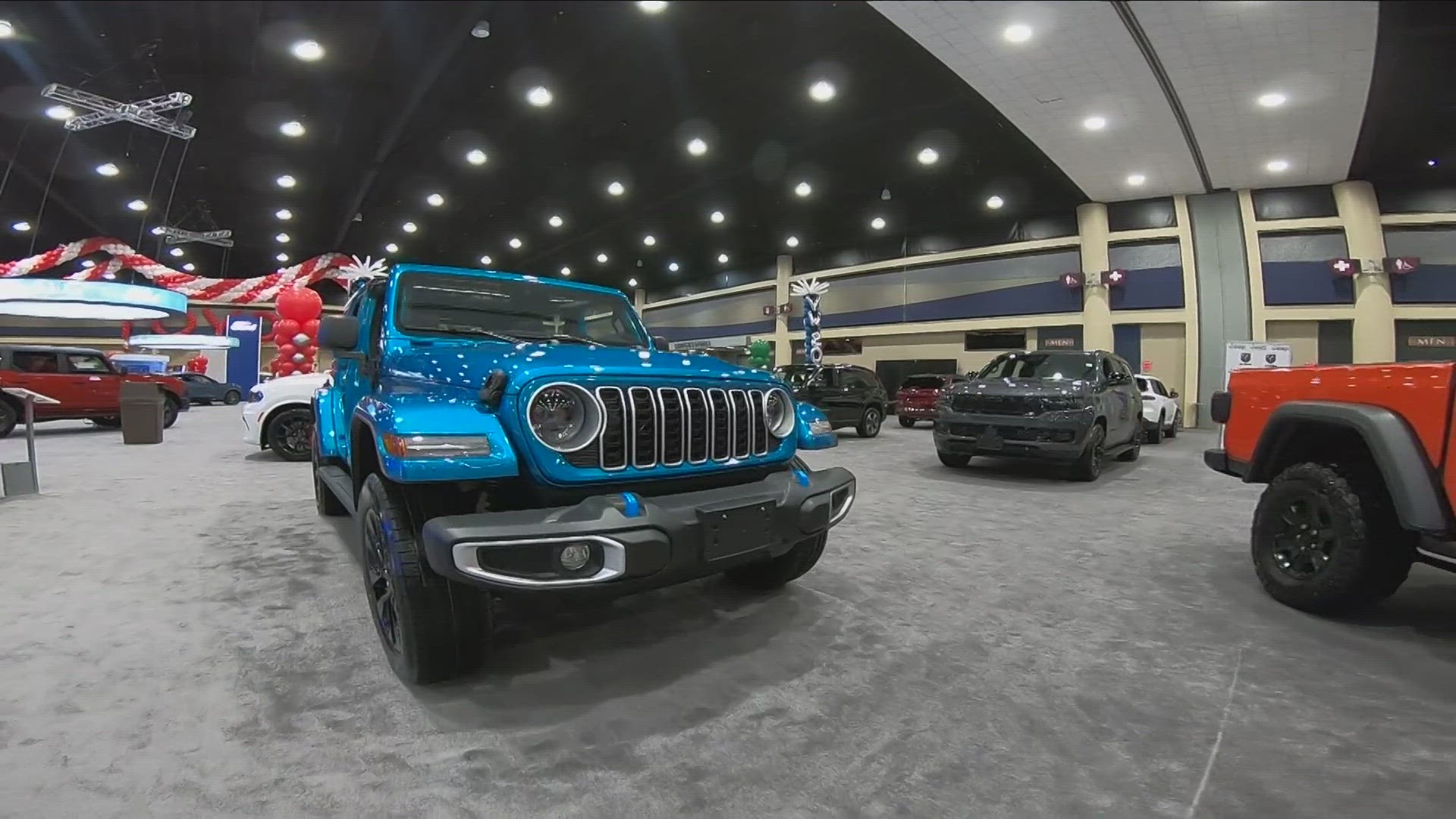 Hundreds of vehicles on display at the Buffalo Auto Show at the convention  center