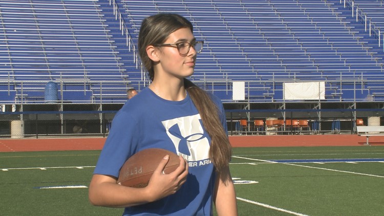 Batavia kicker making a name for herself on and off the field