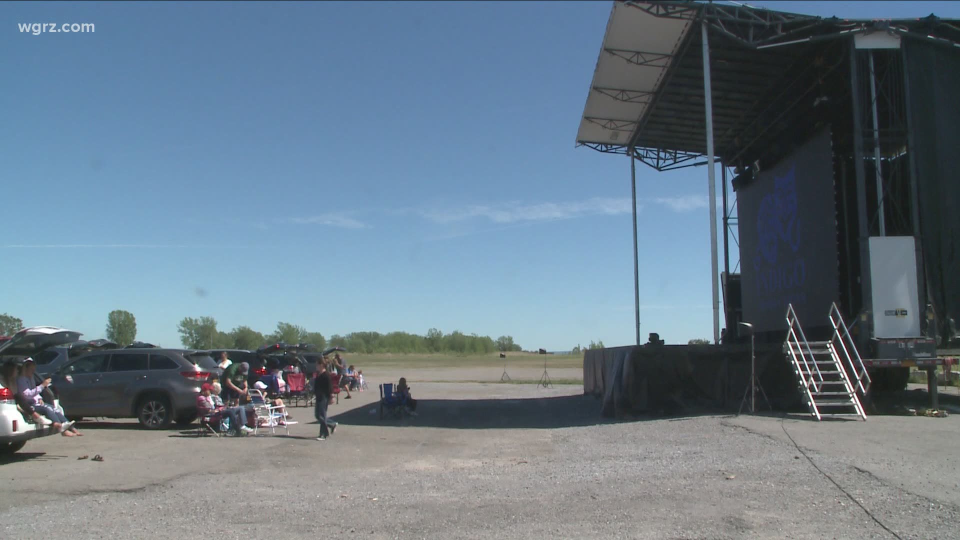 The folks at the Buffalo waterfront are bringing fun back this summer in a safe way. They're hosting their first drive-in movie series that started today.