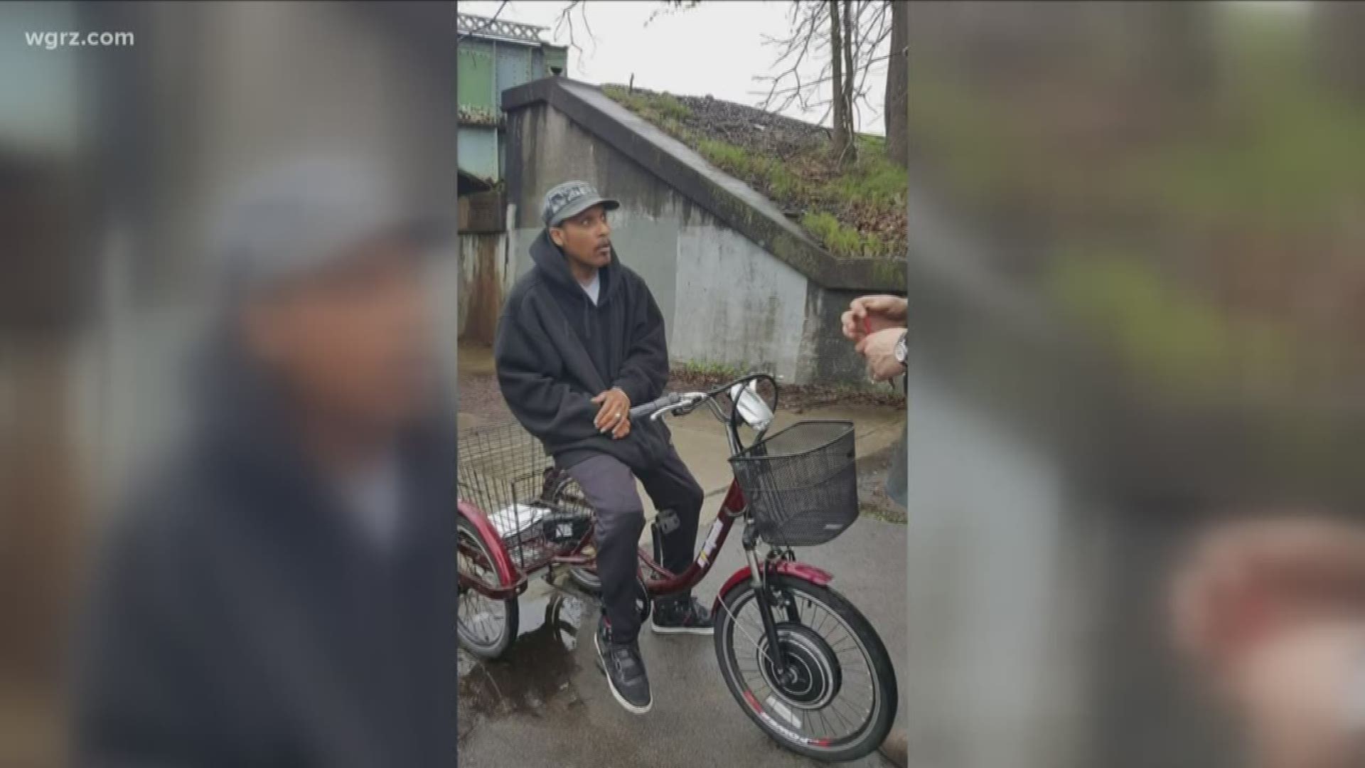 One of the few things Azart was able to do is ride his tricycle around his neighborhood