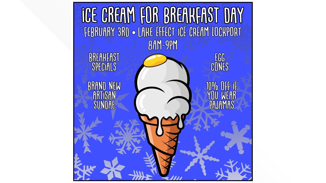Lake Effect Ice Cream breakfast event - Vimarsana News