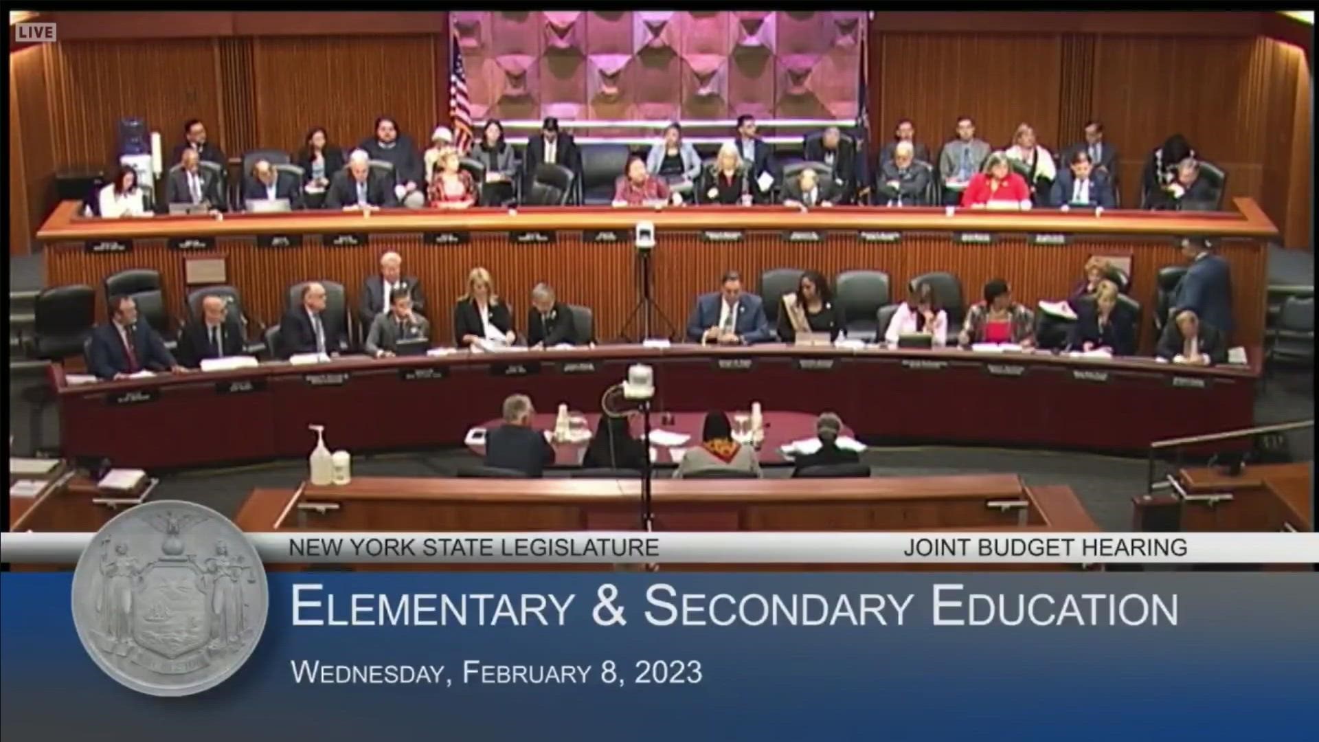 testimony on other education related items like school nutrition for cafeteria meals, technology like computers and then school transportation.