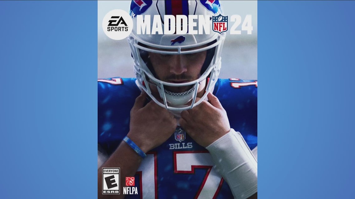 Allen celebrates Madden cover reveal with Bills fans