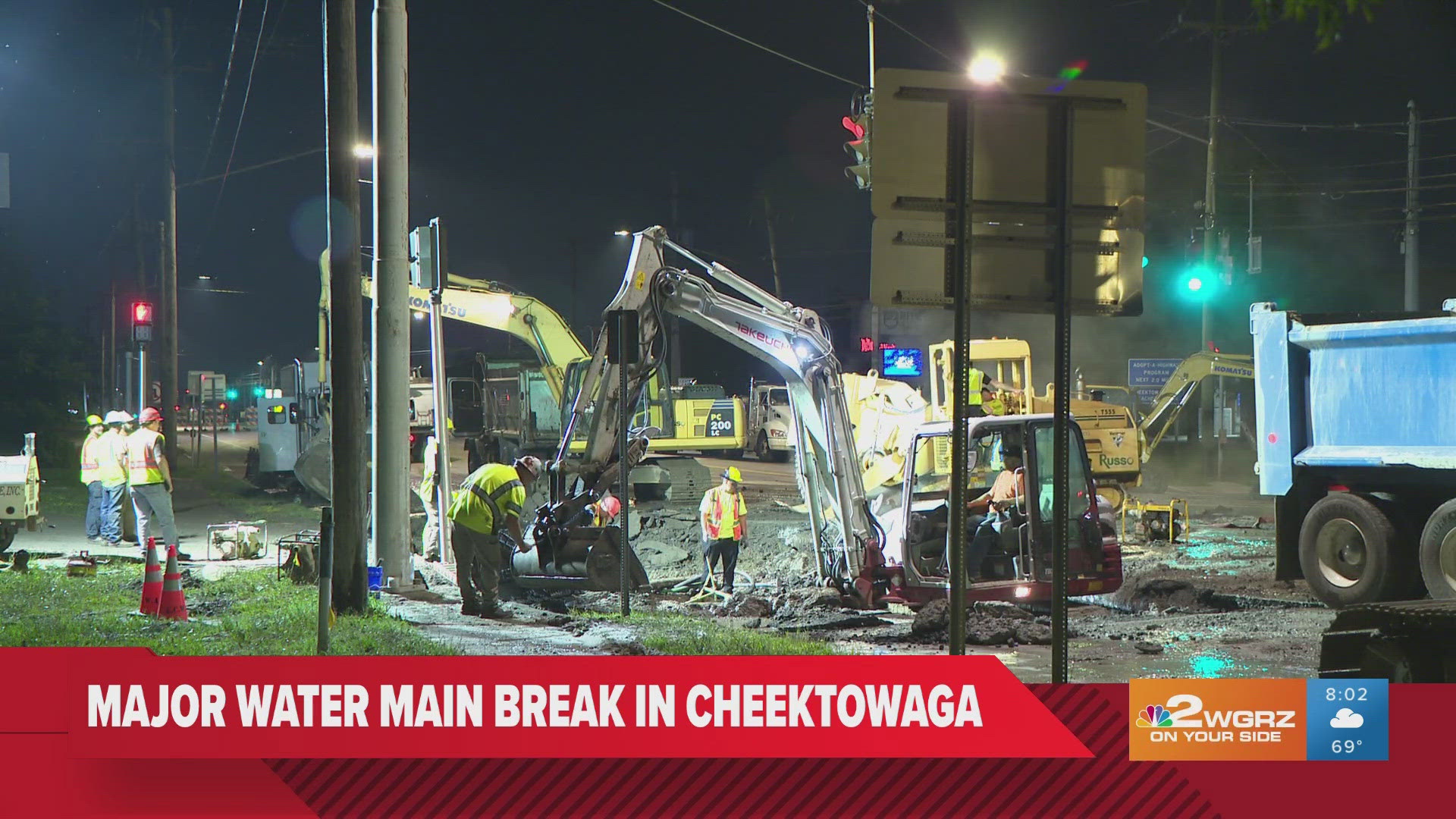 洋楽 Break water / Break water Cheektowaga water main break reported | wgrz.com