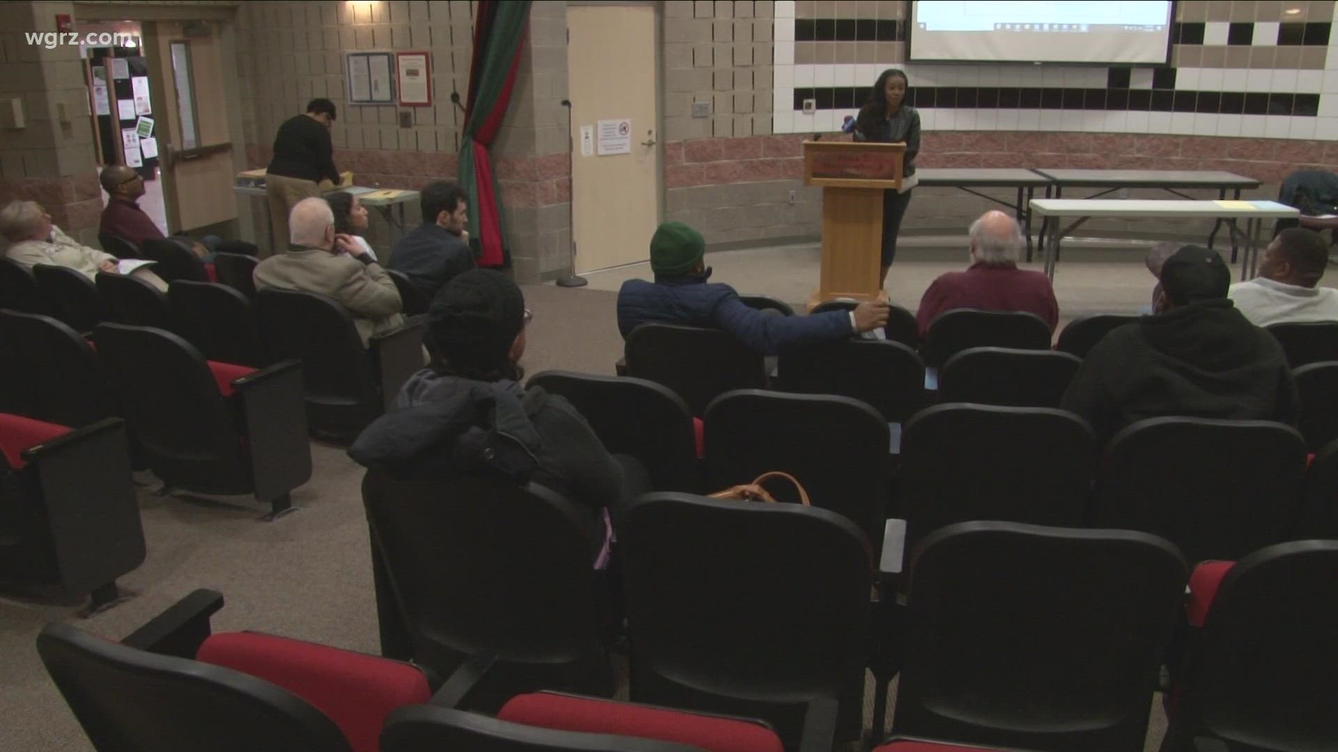 The meeting was about two initiatives they hope to get on the November ballot.