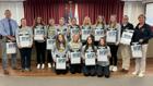 Wellsville Central School celebrate softball and shotput state champs ...