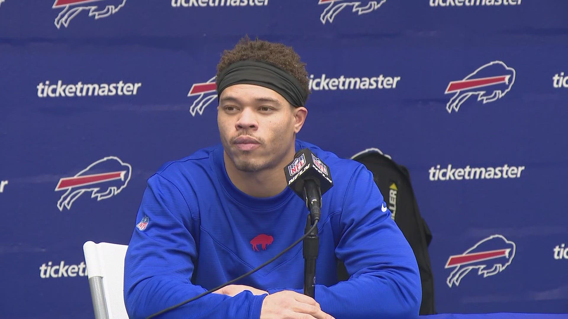 Bills news conference: Bills defensive back Taron Johnson looks ahead to Sunday night's game in Miami against the Dolphins.