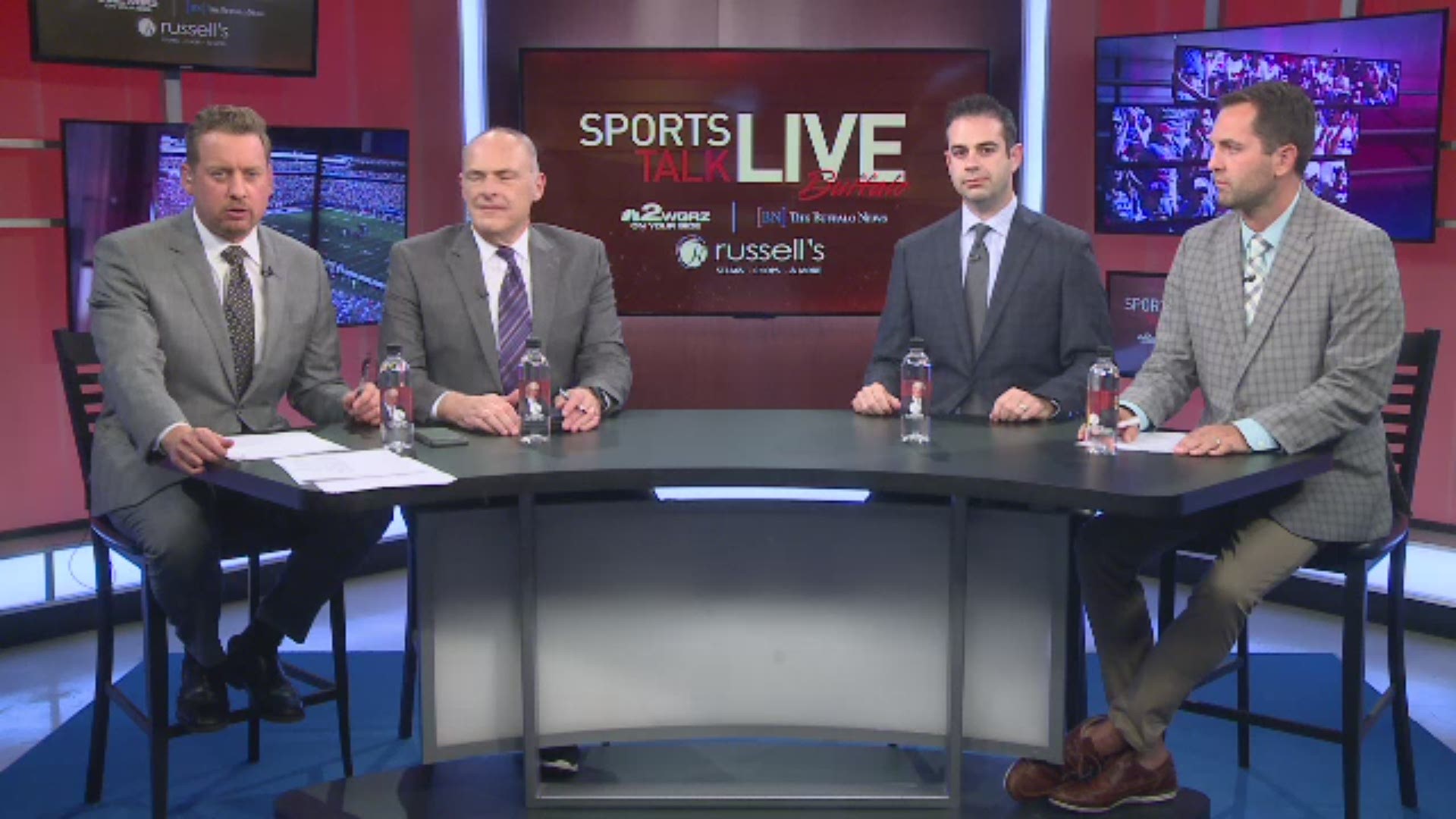 The Sports Talk Live crew on the Bills Patriots and Bills Titans.
