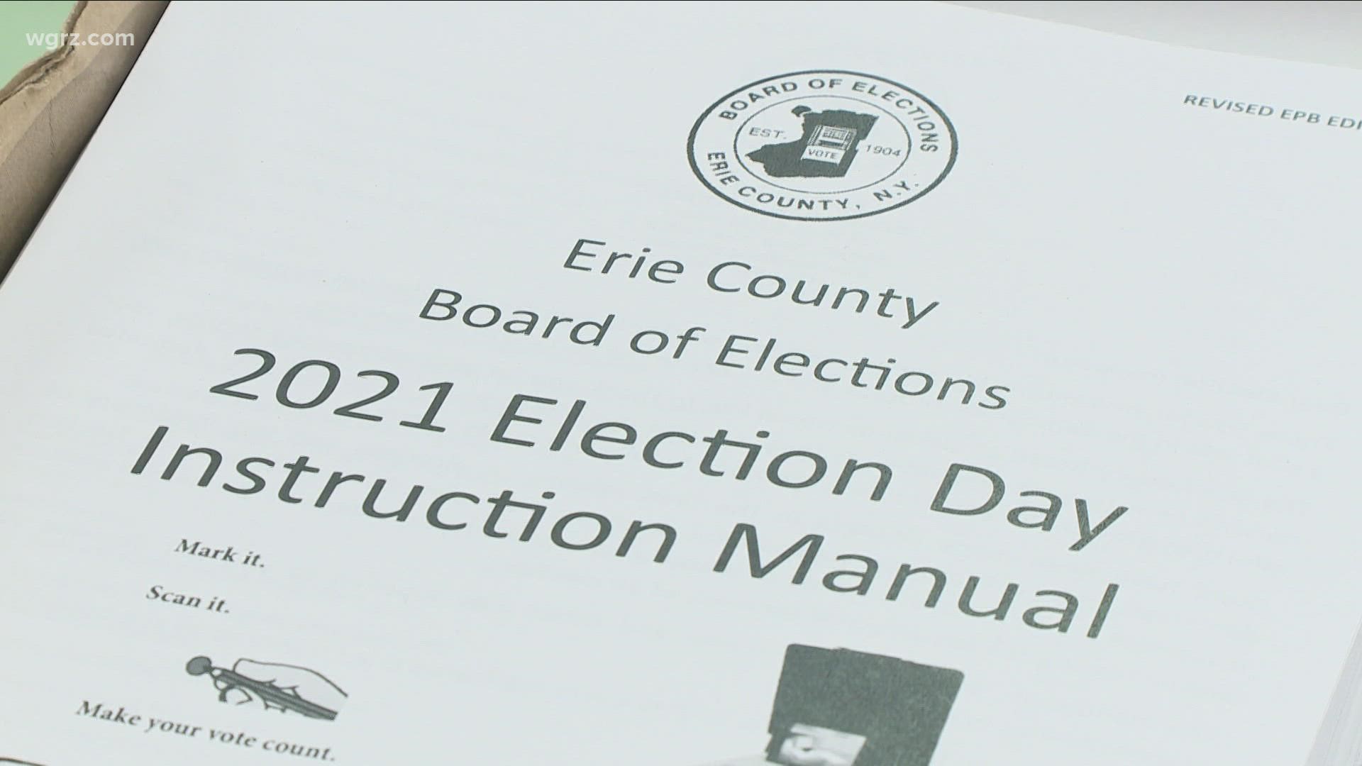 Over at the Erie County board of elections, commissioners tell us they're seeing higher than expected voter turnout in the suburbs.