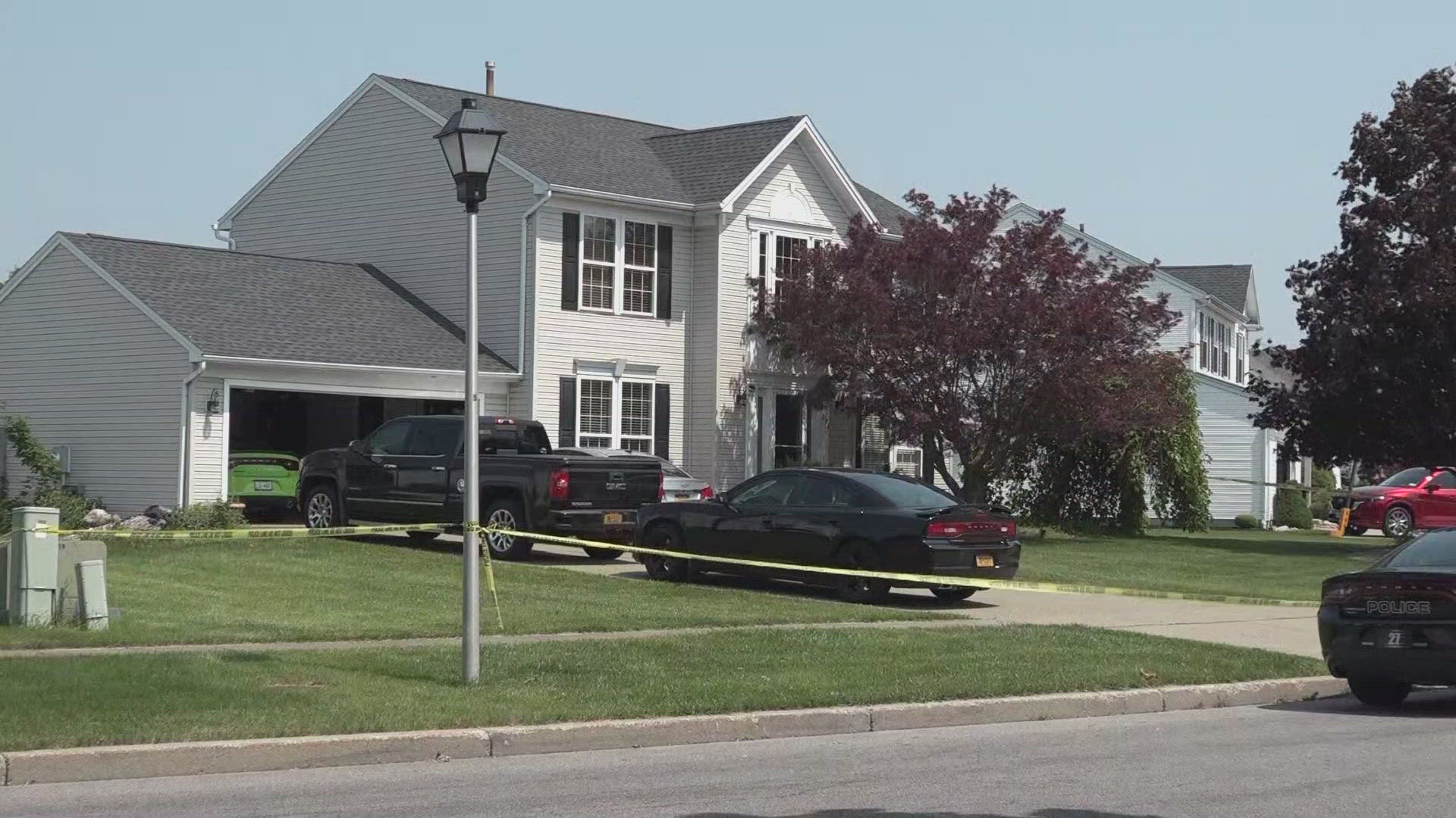 Reports of a shooting at an off-duty Lancaster Police officer's home came in around 5:48 a.m., according to police. 