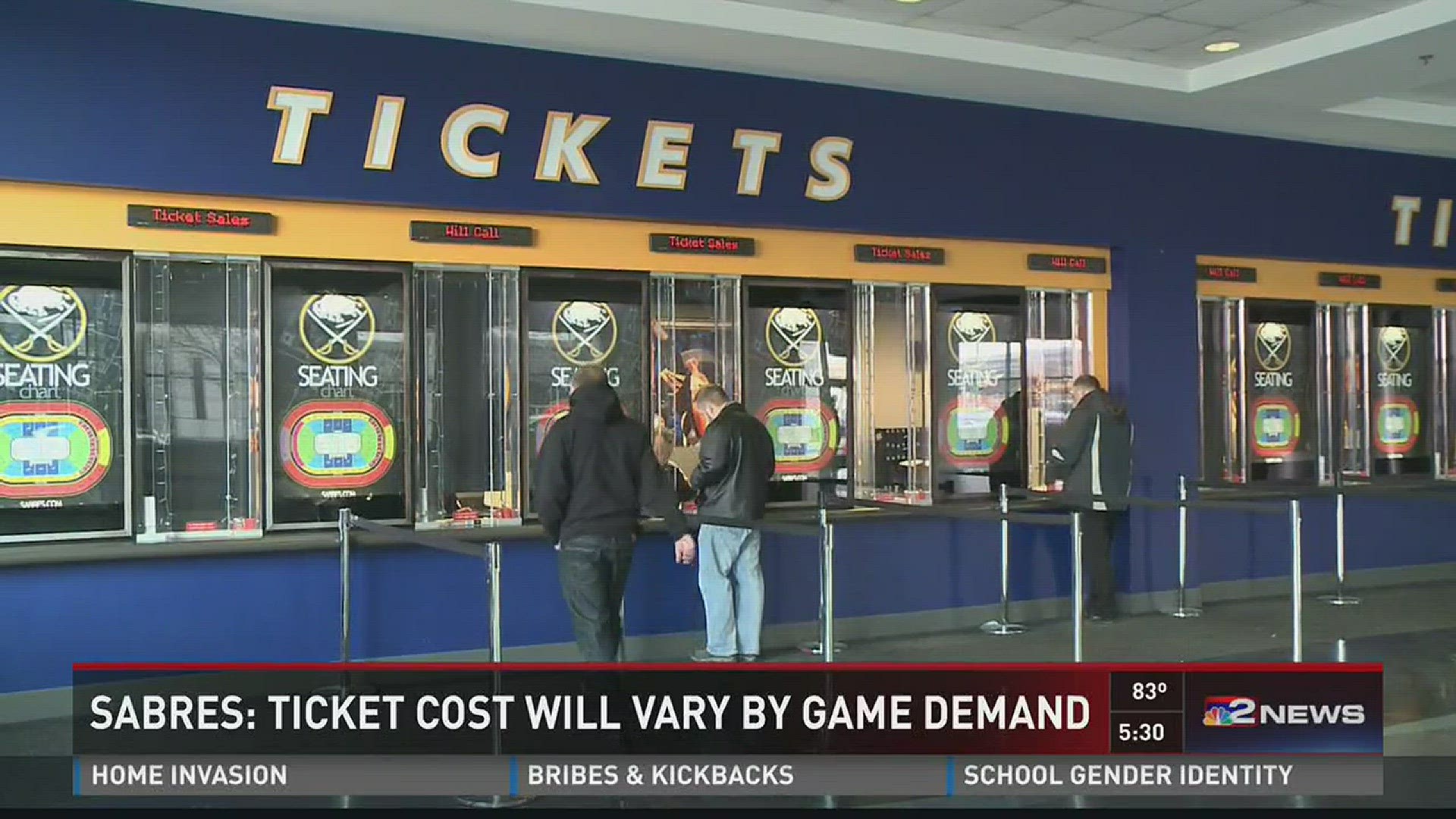 Sabres ticket prices announced for upcoming year