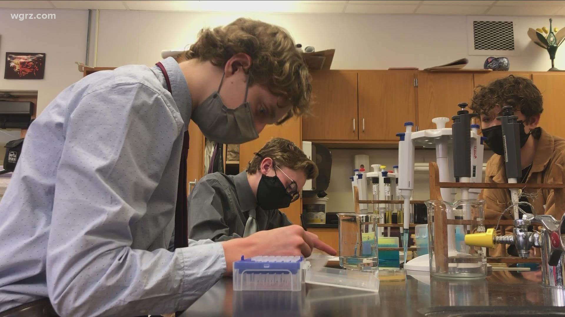 Four sophomores at Wellsville High School won a competition, and their experiment is one of just 25 chosen to go to outer space.