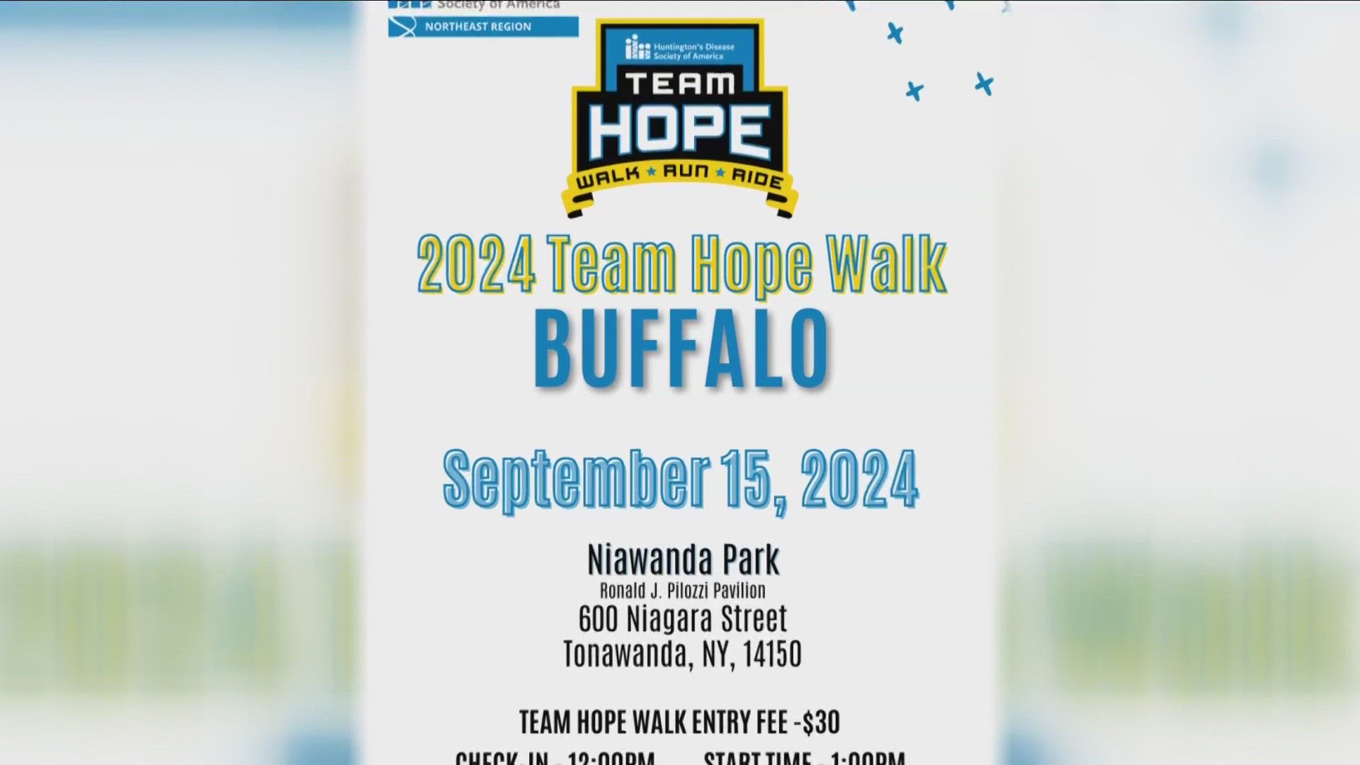 A Team Hope Walk is happening next month. It brings awareness to Huntington's Disease, a fatal genetic disorder impacting thousands of Americans.