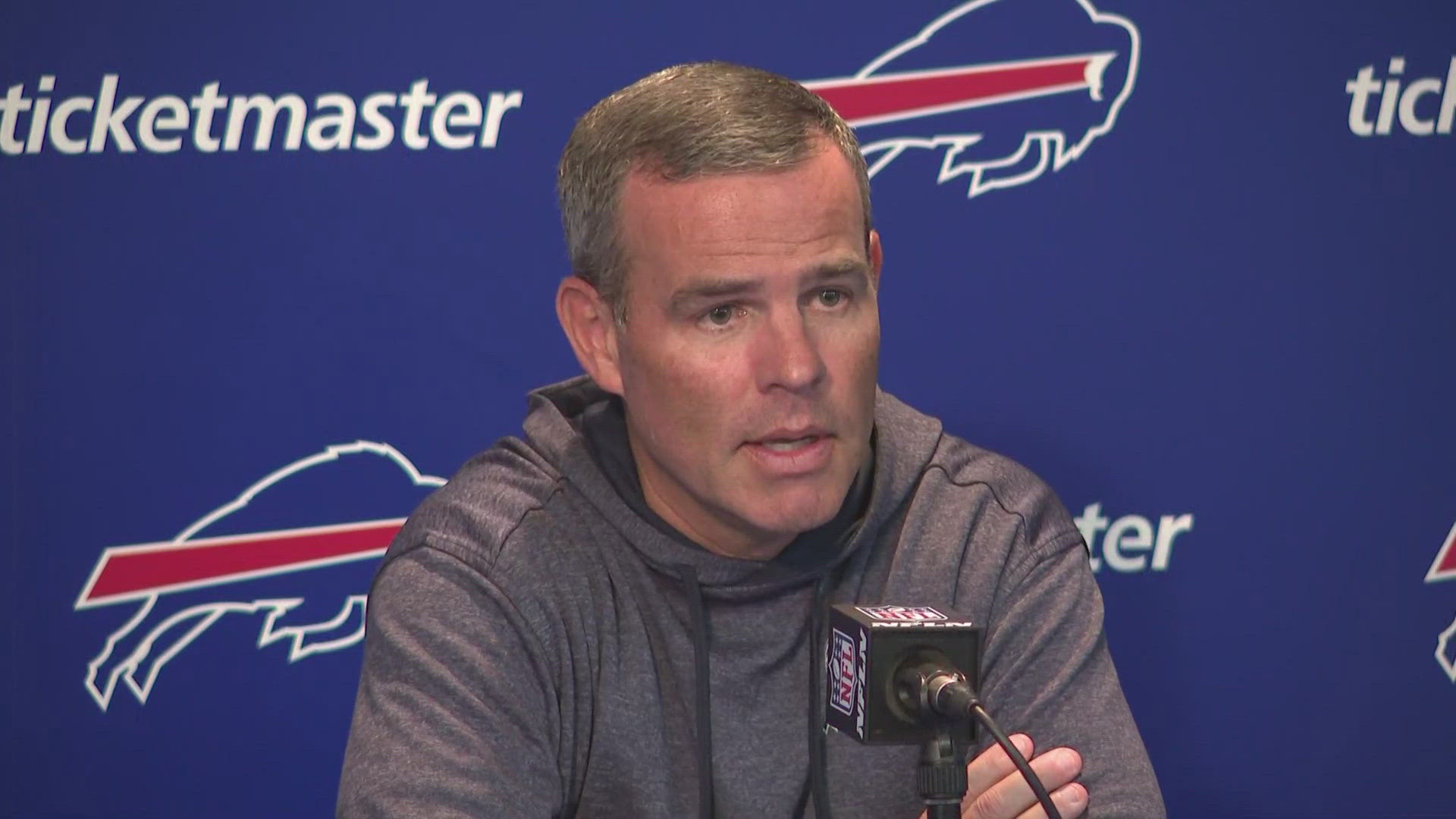 Bills GM Brandon Beane discusses Tyler Bass and the team's decision to work out kickers.