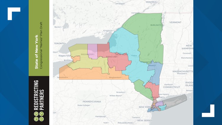 2 maps for potential U.S. congressional districts in New York revealed ...