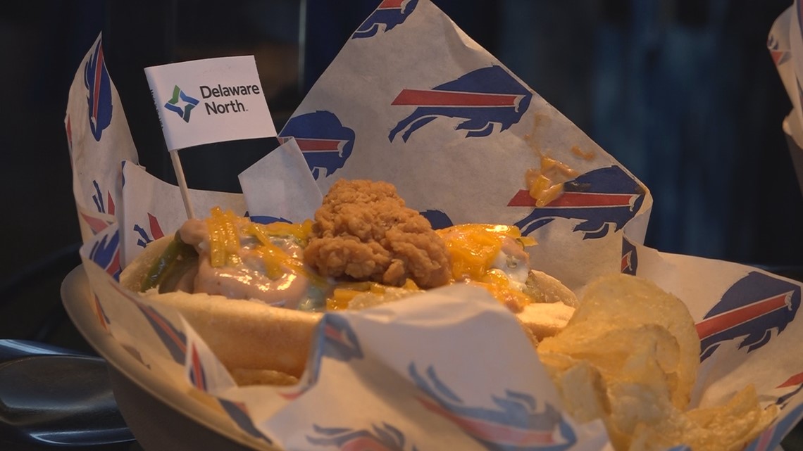 New specialty food and beverage items at Highmark Stadium for Bills Wild  Card matchup