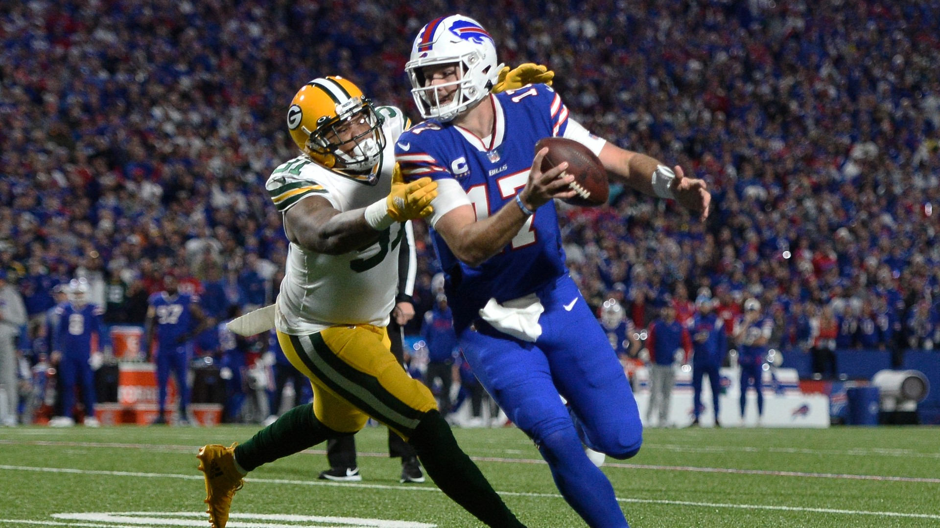 green bay packers at buffalo bills