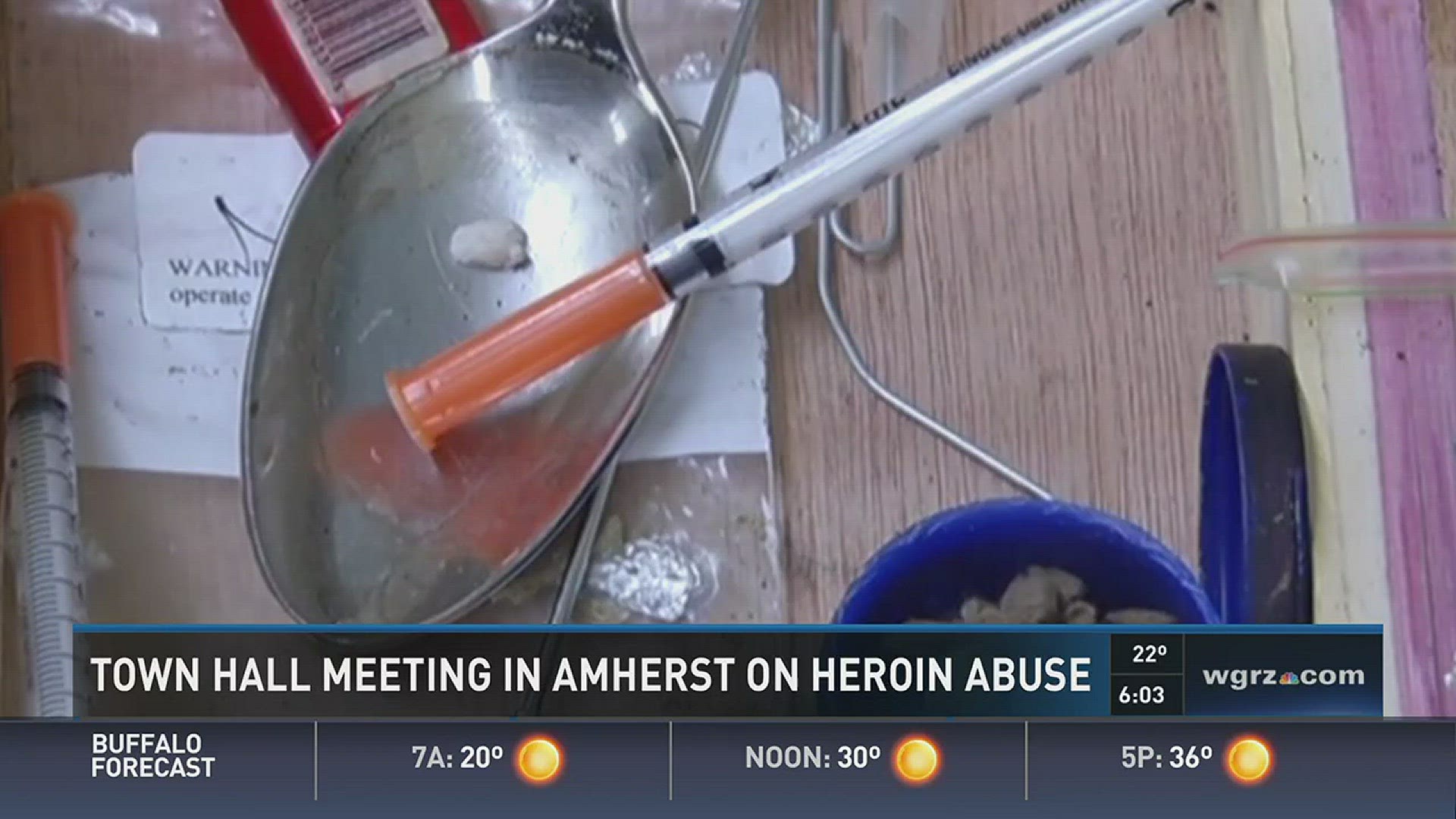 Amherst Town Hall meeting tonight on heroin abuse