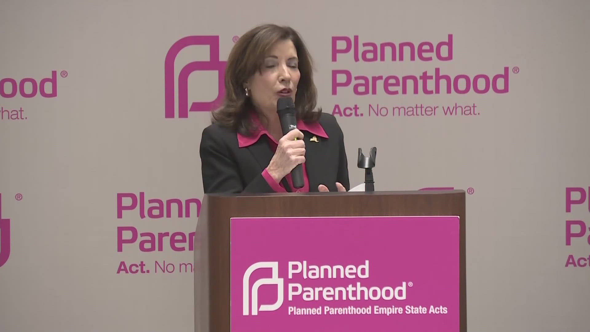 Organizers were in Albany, talking with lawmakers to get support for reproduction health and freedom