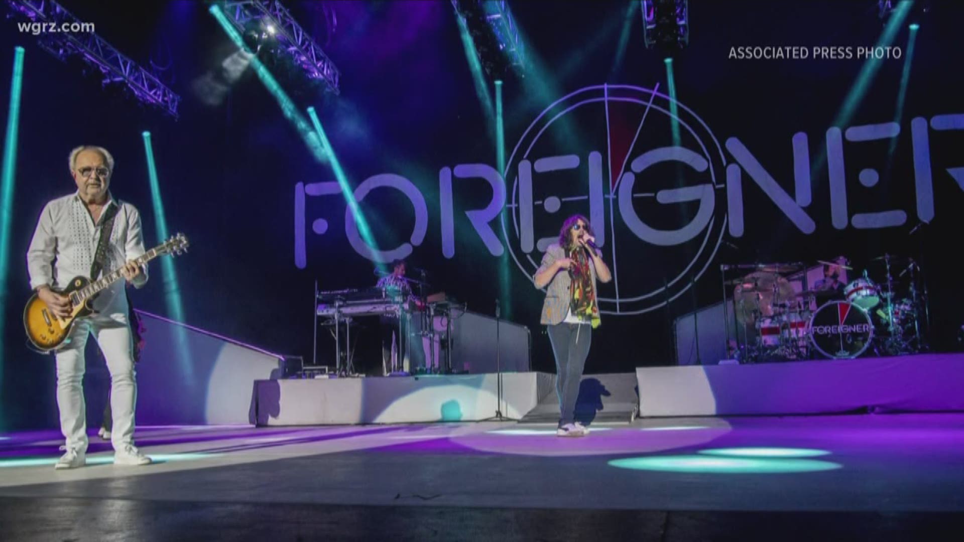 Foreigner coming to Darien Lake Aug. 7th