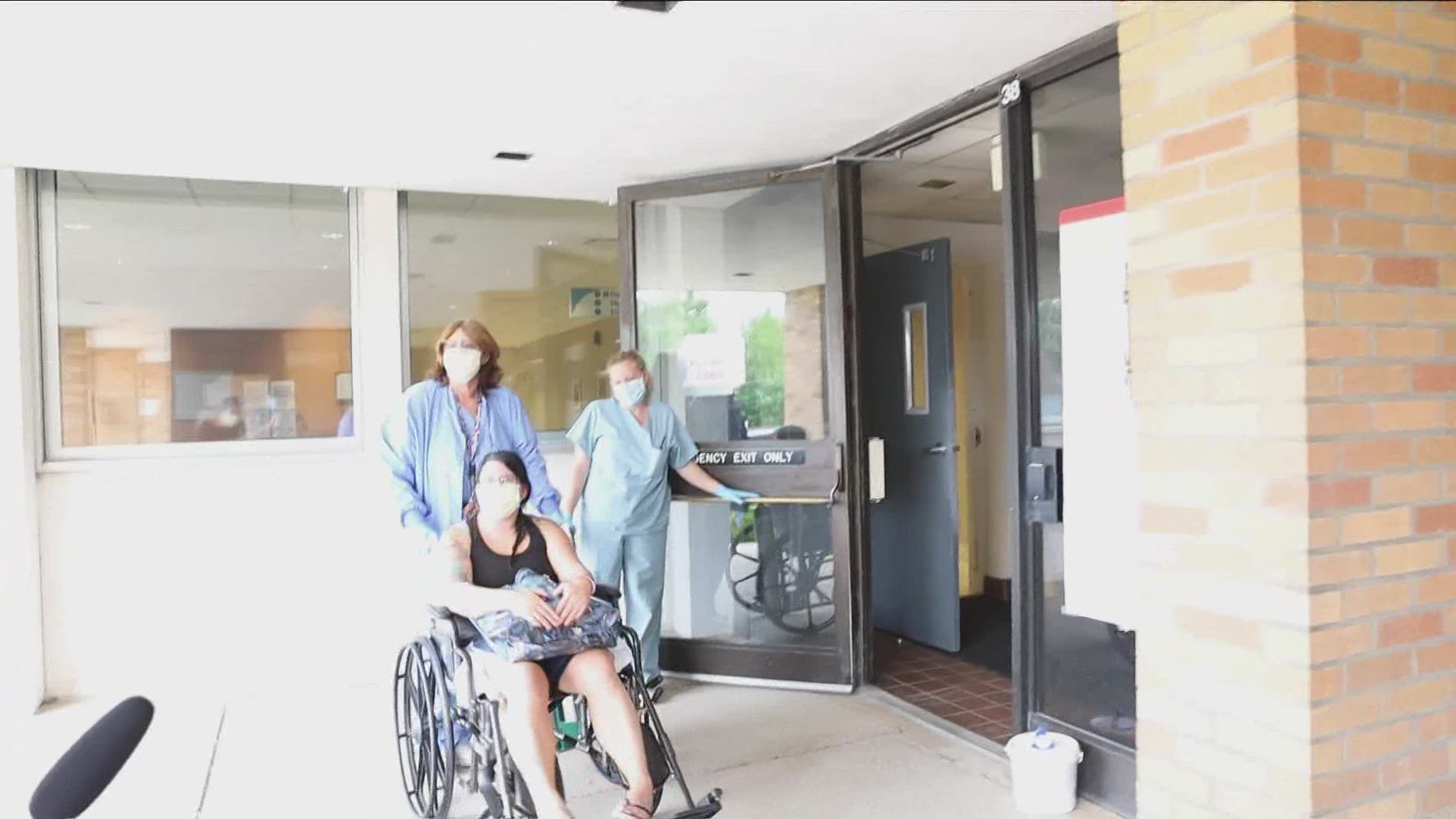 Catholic Health shared this video with us of Suzanna Anderson from Sloan, its 500th patient being discharged from the St. Joseph Campus.