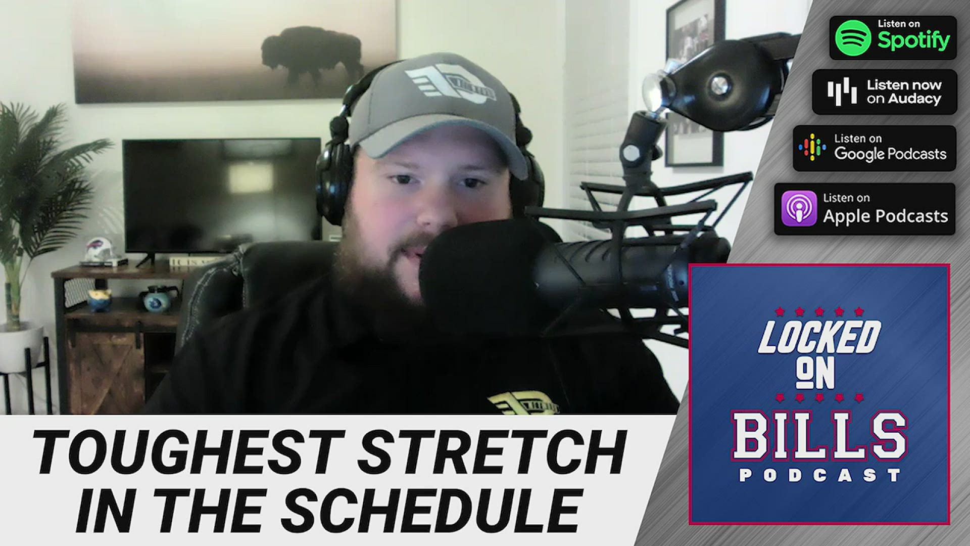 What's the toughest stretch in the schedule for the Bills? Locked On has some thoughts.