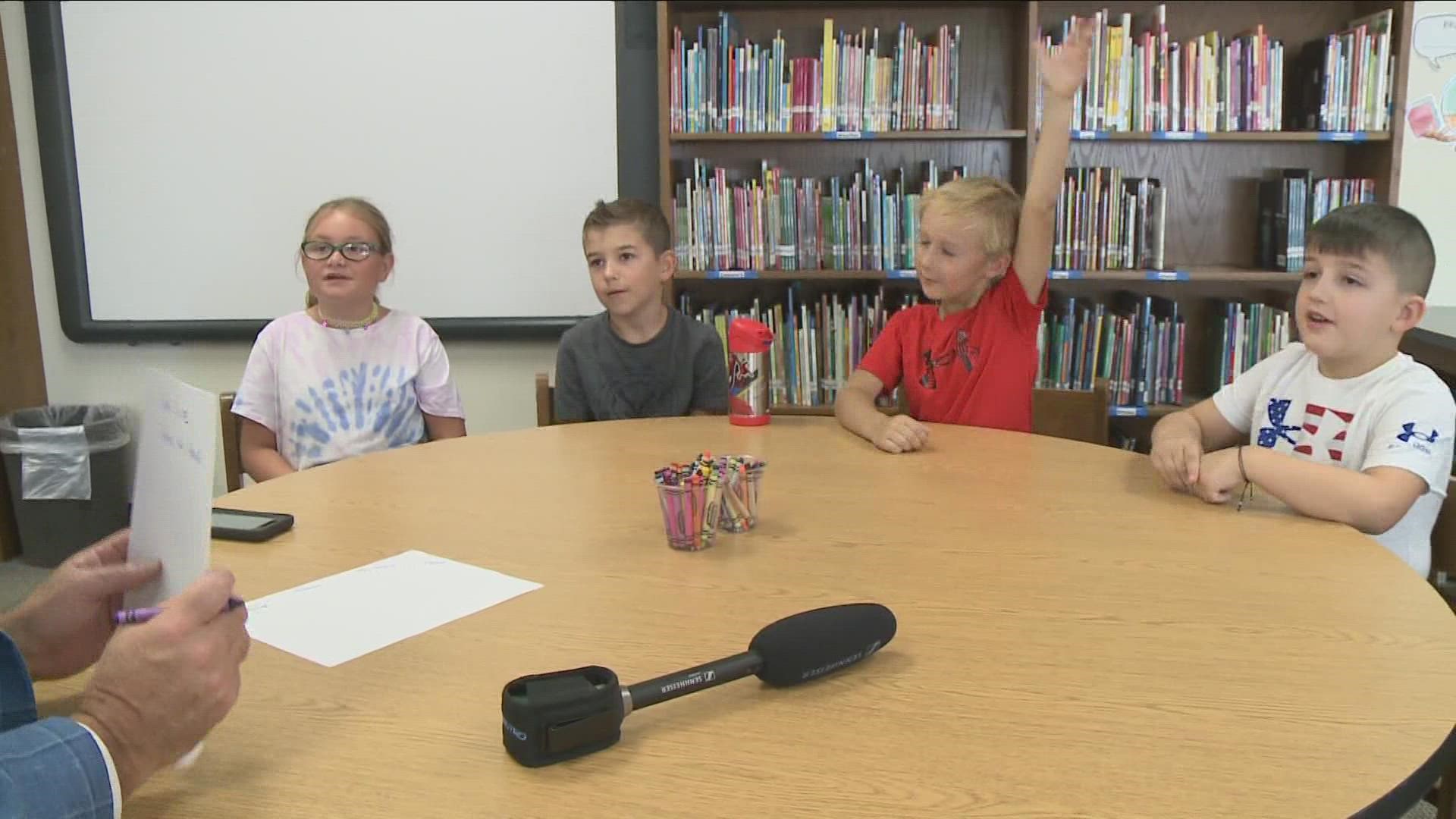 Daybreak's Kevin O'Neill visited some local first graders to get their best advice for the adults.