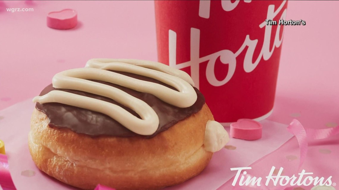 Tim Hortons' Valentine's Day Menu Includes Heart-Shaped Donuts