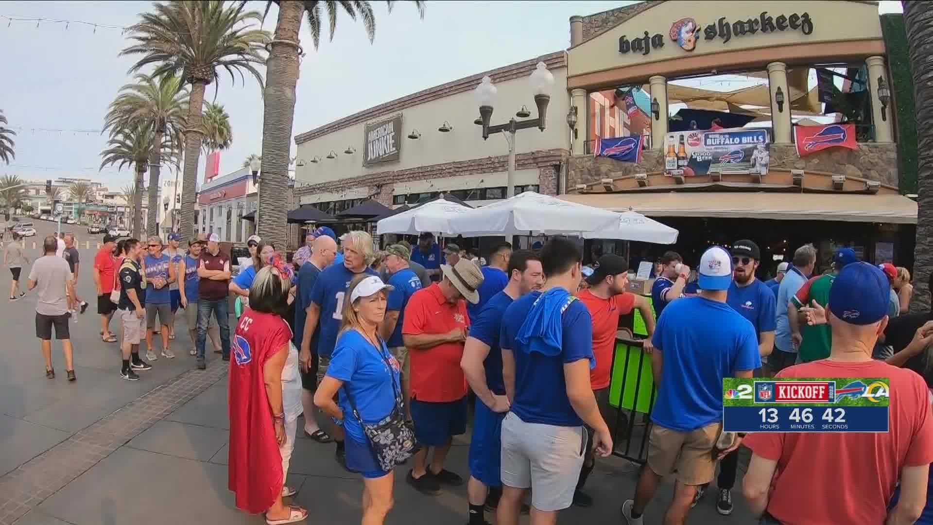 Bills fans take over The City of Angels
