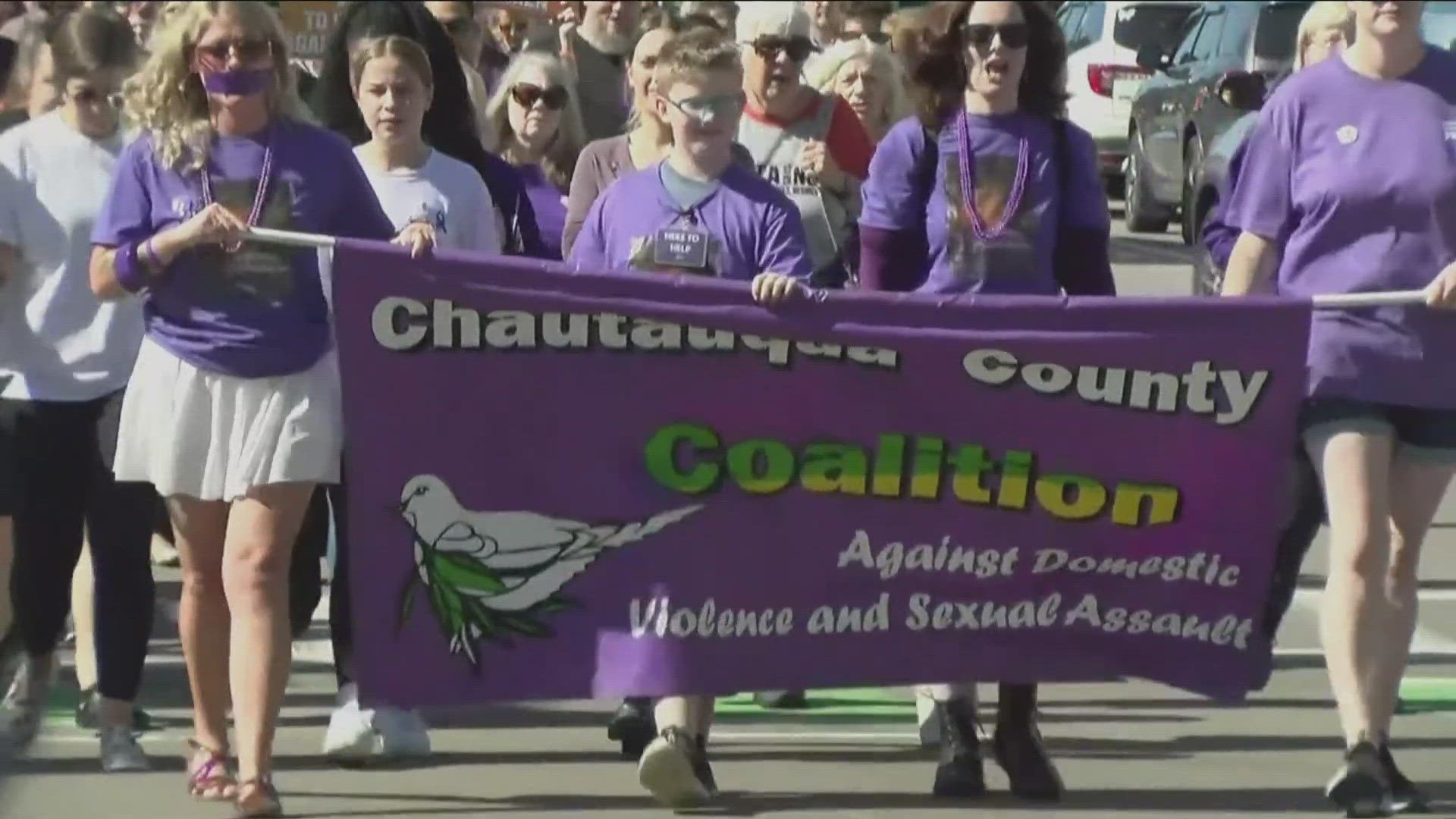 27th annual walk against domestic violence held in Chautauqua county