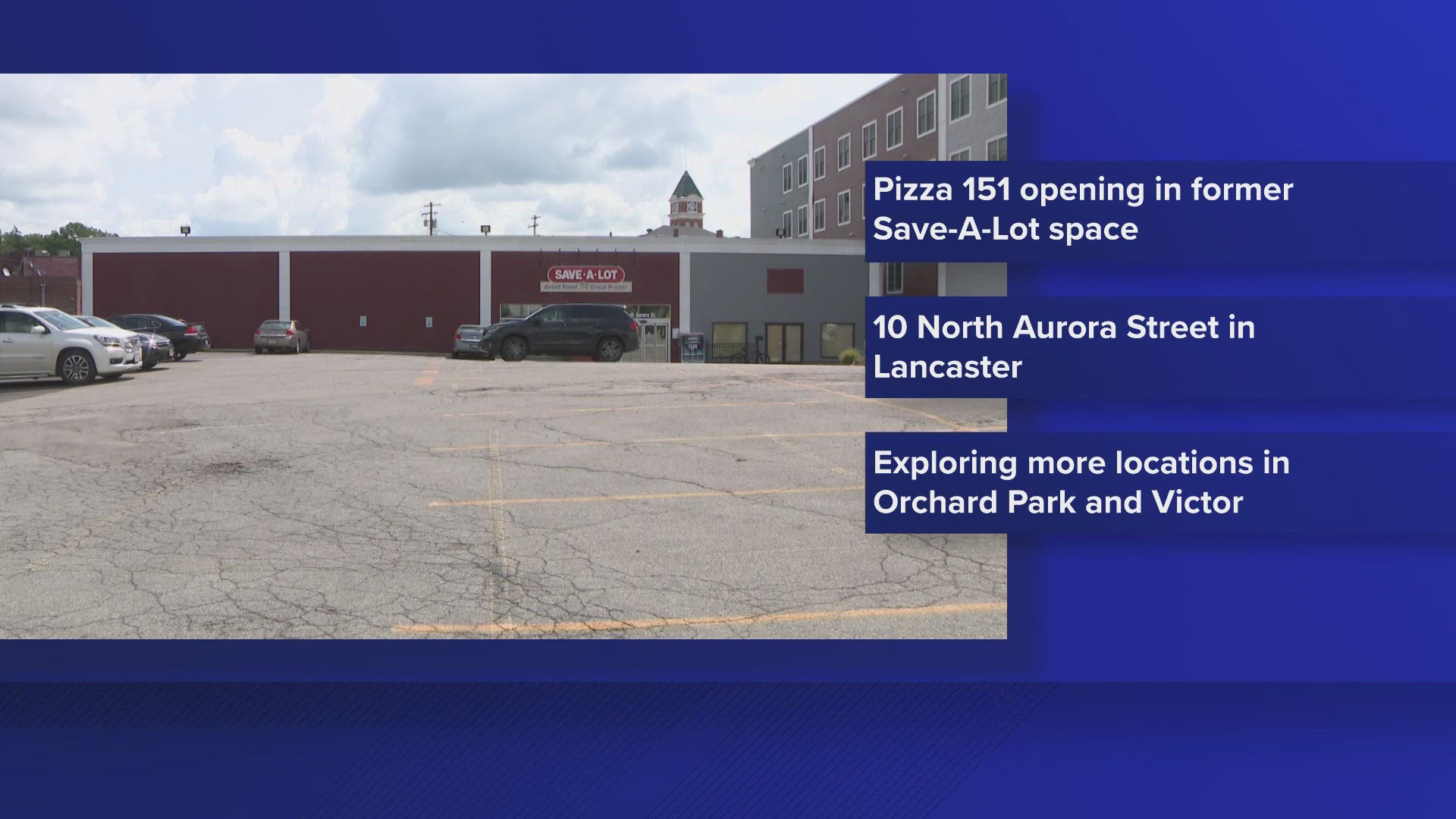 Pizza 151 to open in former Save-A-Lot space