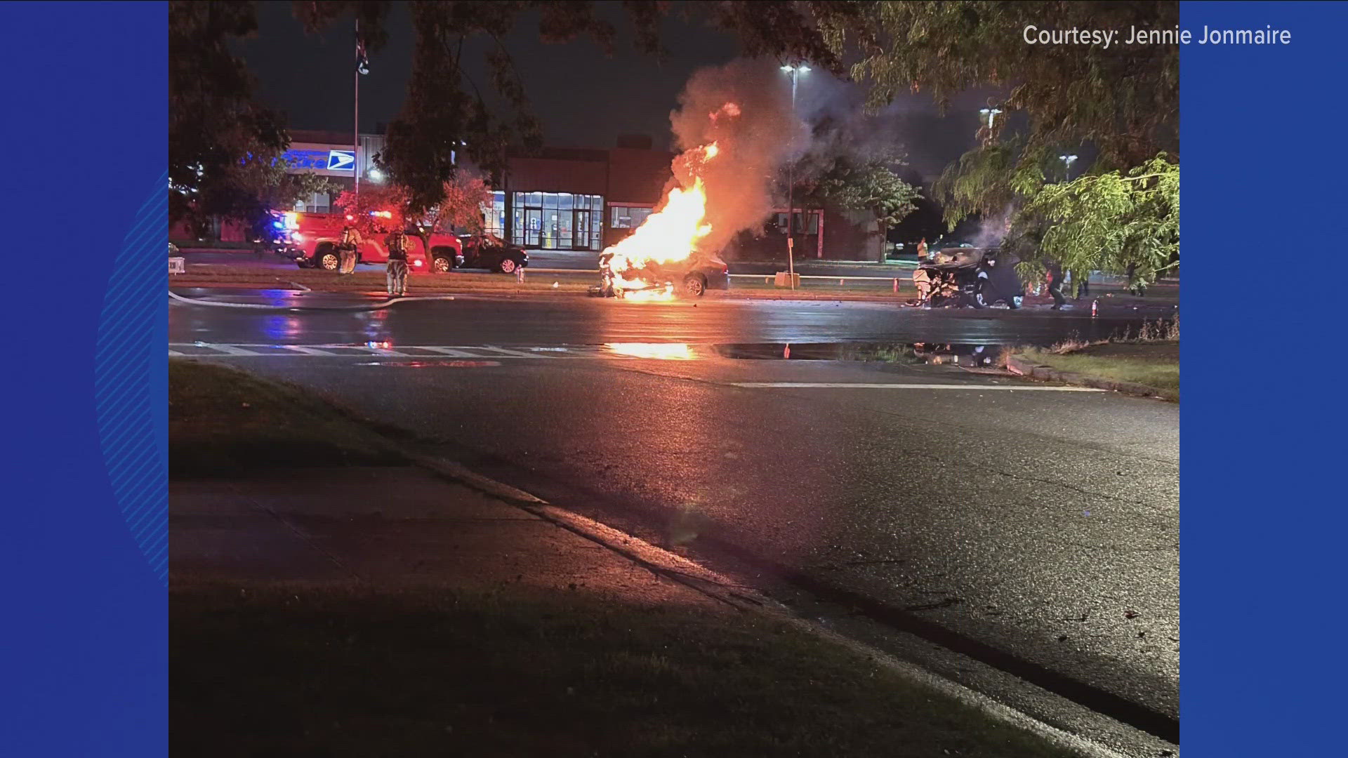 NEIGHBORS ALONG SHERIDAN DRIVE AND ESJAY ROAD ARE CALLING FOR CHANGE AFTER A DEADLY CRASH CLAIMED THE LIFE OF A 23- YEAR-OLD AMHERST MAN