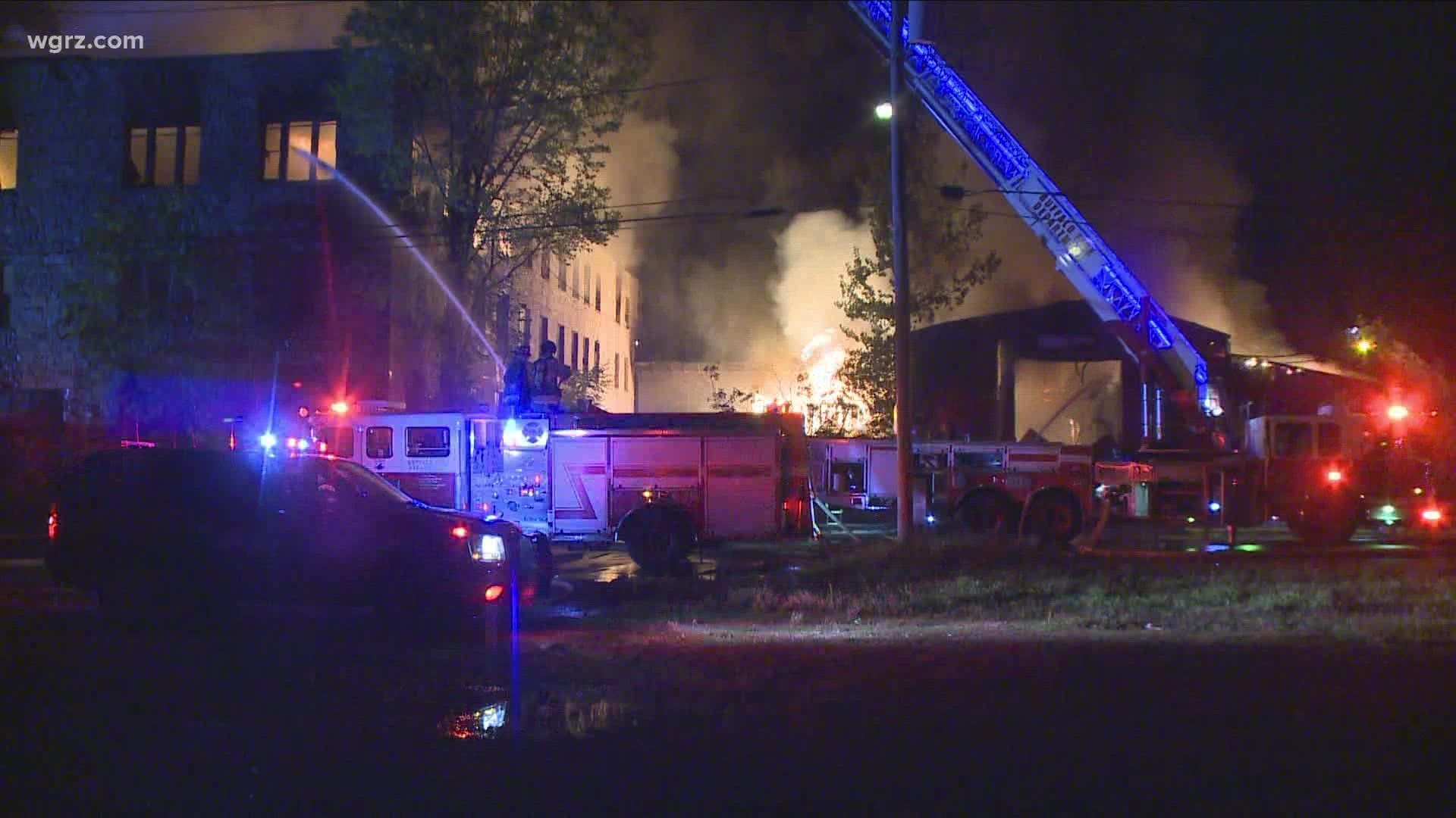 The fire broke out around 2 a.m. on Metcalfe Street near Clinton Street.