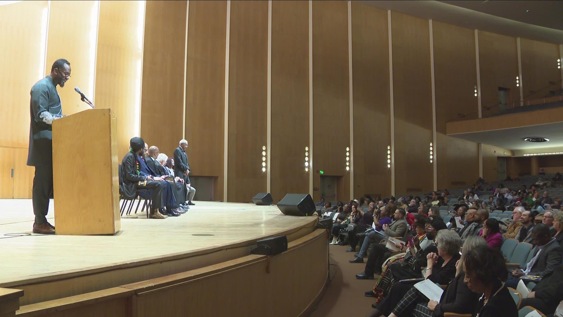 'The Concerned Citizens Following the Dream Committee' hosted the event at Kleinhans Music Hall remembering King's legacy and honoring his work for the civil rights
