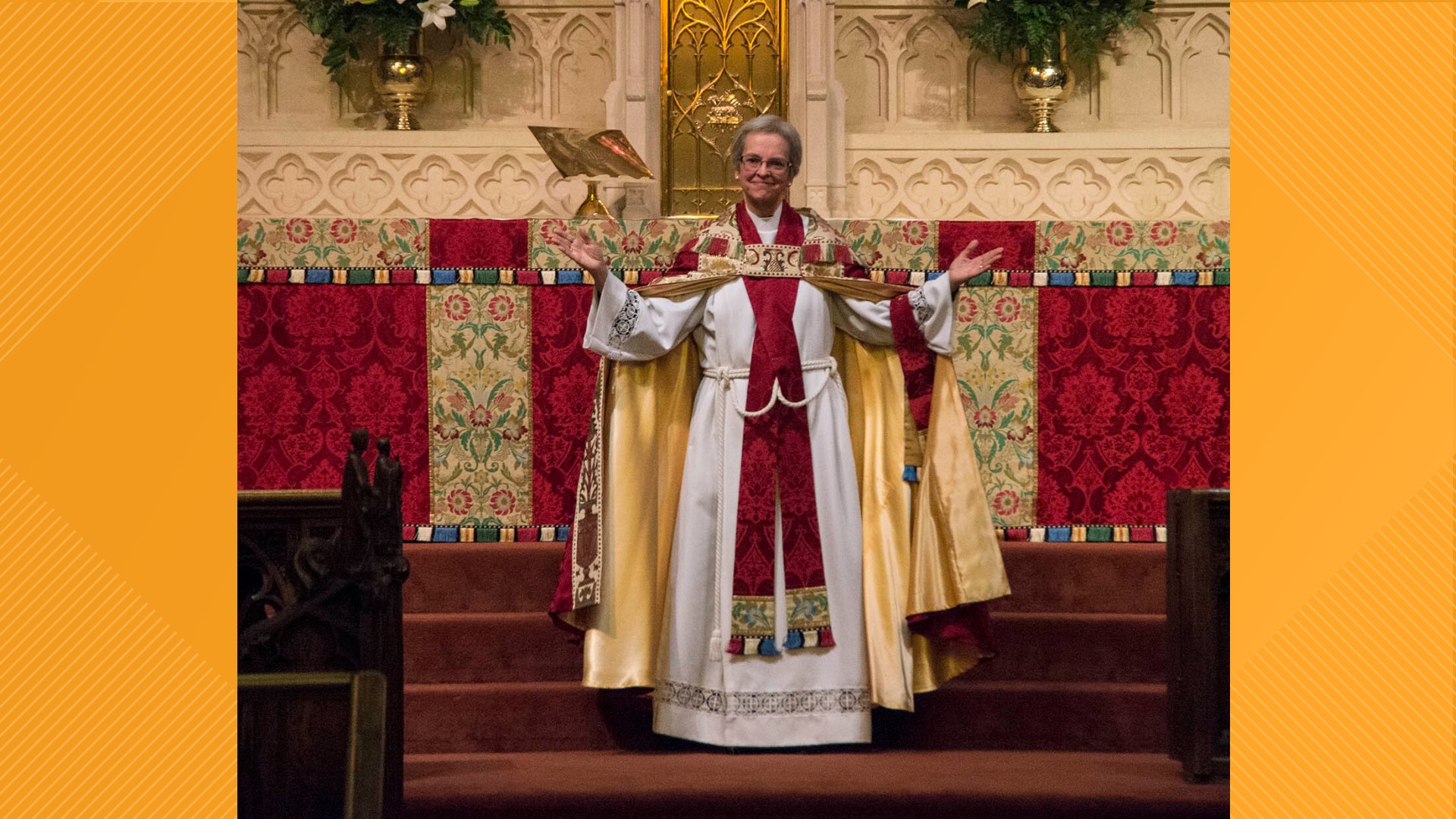 An East Aurora priest is lending her voice to a new Christmas song
