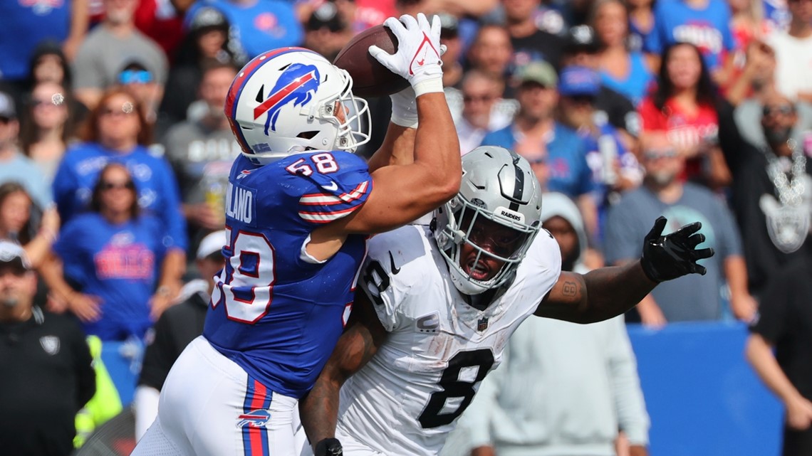 Allen and the Bills bounce back from a season-opening dud with 38-10 rout  of the Las Vegas Raiders