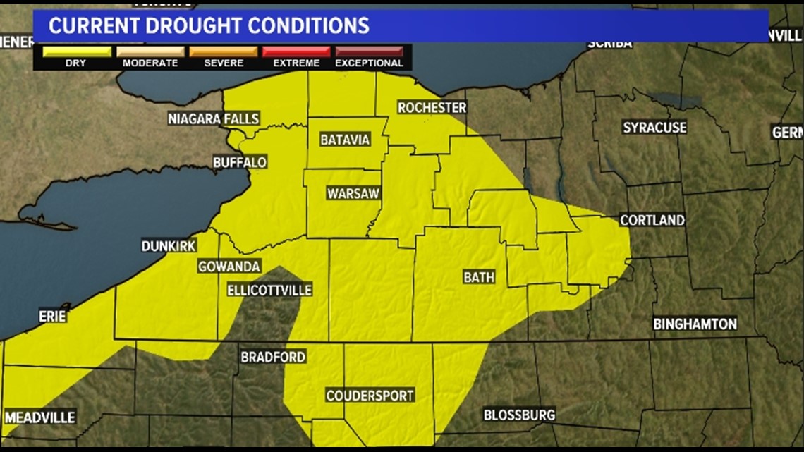 Western New York's recent dry spell leads inclusion in NYS Drought ...