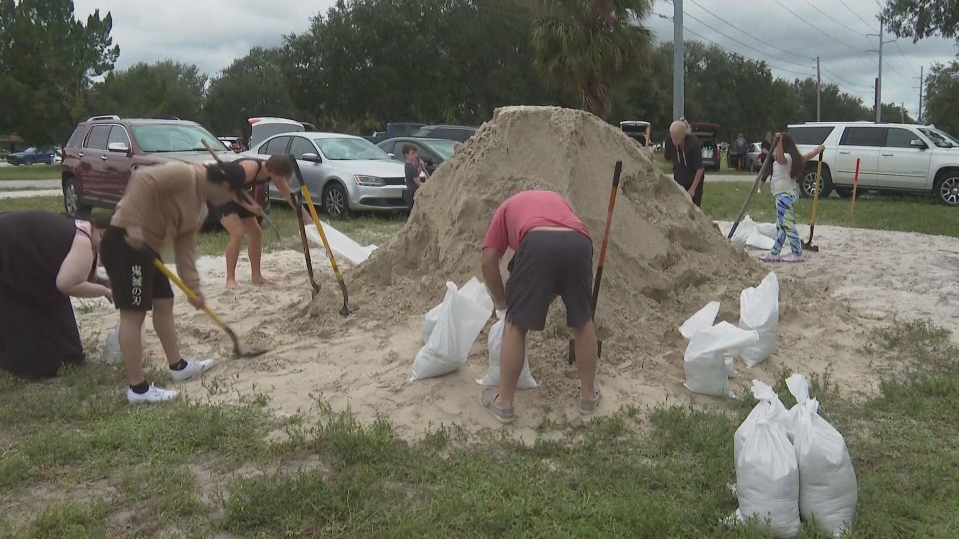 Hurricane Milton intensified quickly Monday and was expected to become a large hurricane over the Gulf.  (SOURCE:  AP)