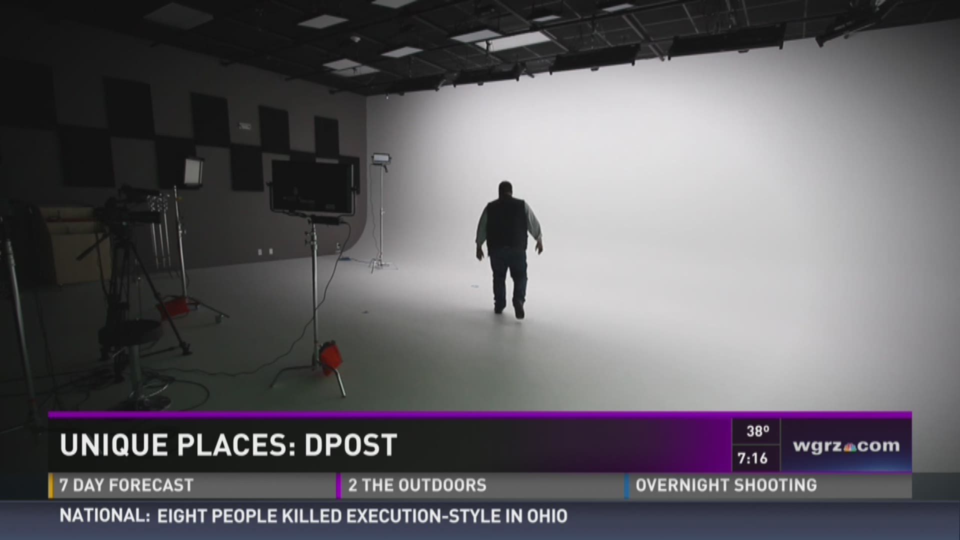 In this week's Unique Places, Daybreak's Nate Benson takes us to dPost, a post production company on Main Street in Buffalo.