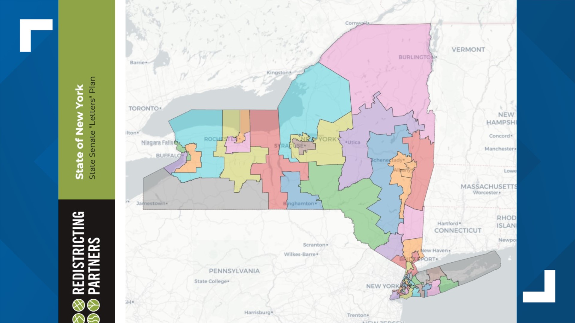 2 maps for potential U.S. congressional districts in New York revealed