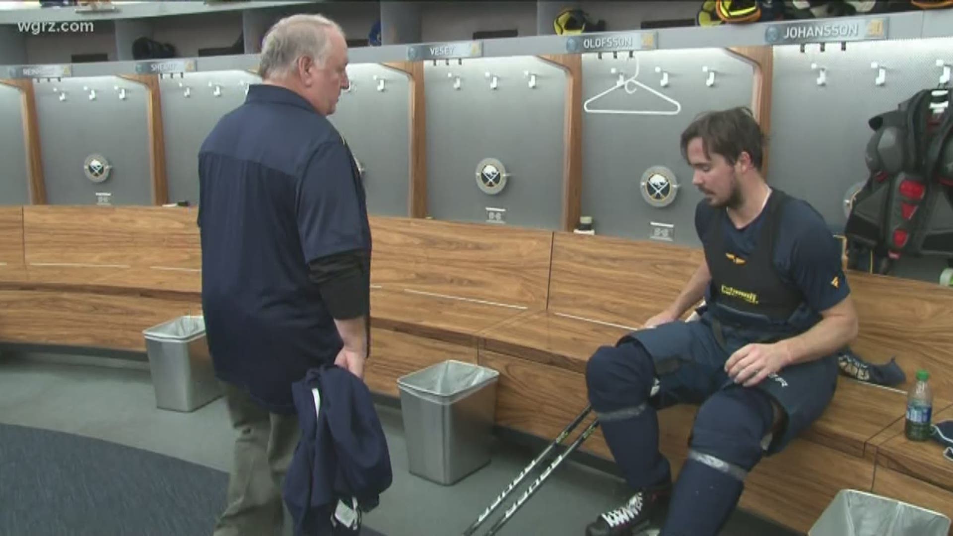 Equipment Manager Rip Simonick has been with the Sabres since day 1