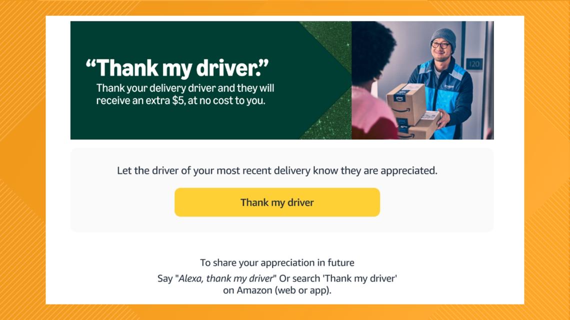 Amazon offering a promotion that tips delivery drivers | wgrz.com