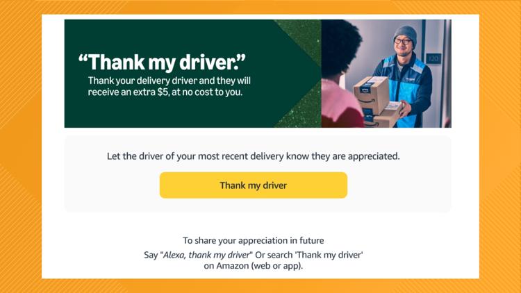 Amazon offering a promotion that tips delivery drivers | wgrz.com