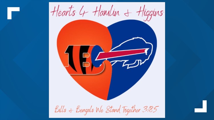 Bills, Cincinnati Bengals fans unite for heart health fundraiser